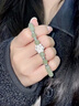 中國黃金蓮花銀手鏈女輕奢高端足銀和田玉手串生日禮物女送女友老婆媽媽 蓮花足銀和田玉手鏈+證書(shū)禮盒 曬單實(shí)拍圖