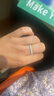 喜鉆鉑金滿天星鉆石戒指排戒女簡約百搭鉆戒送女友求婚結婚生日禮物 現(xiàn)貨-PT950鉑金50分 曬單實拍圖