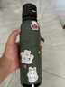 杯具熊（BEDDYBEAR） 運動水杯男女士保溫杯禮物保冷大容量上學用水杯便攜杯子 山丘綠-運動水杯-600ml 曬單實拍圖