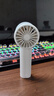 XVVMI【16℃空調(diào)冷風】手持小風扇制冷空調(diào)迷你便攜靜音渦輪桌面小風炮高速大風力充電風扇學生超長續(xù)航 16℃冰感冷風丨超靜音丨澎湃冰爽大風力-銀白色 160*58*55.5 曬單實拍圖