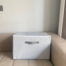 宅曉只衣物收納箱家用衣柜裝衣服被子玩具整理箱盒可折疊密碼儲物箱神器 灰條紋【普通款-超大號】 曬單實拍圖