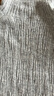 帕什羊絨衫女100山羊絨24秋冬新款半高領(lǐng)亂針針織毛衣FRX-602 灰色 M 曬單實拍圖