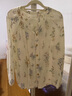 嫚熙（EMXEE）春秋季彈力絲麻棉月子服孕婦哺乳睡衣產(chǎn)婦產(chǎn)后家居服 綺幻花信-兩件套 M 曬單實(shí)拍圖