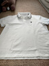 杰克·瓊斯（JACK&JONES）男裝夏季新款純色全棉logo刺繡翻領(lǐng)直筒商務(wù)休閑短袖225206049 E40黑色 常規(guī) L （180） 曬單實(shí)拍圖