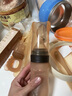 翰元嬰兒輔食碗工具寶寶碗勺全套裝軟硅膠勺喂水新生兒童餐具套裝用品 【納米銀保溫6件套】A款 曬單實拍圖