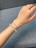 MITHAOL KUSC天然白水晶手串女紫玉圓珠手鏈女生送女友閨蜜銅鍍金 白水晶手鏈【專柜禮盒裝】 【送禮更顯愛意】 曬單實拍圖