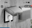 國際電工 不銹鋼防水盒廚房插座防火罩戶外金屬開關(guān)防水罩86型室外防水防曬 86型一位  曬單實拍圖