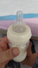 奶瓶寶寶新生兒防嗆奶防脹氣玻璃200ml配母乳S碼+防嗆SS 曬單實拍圖