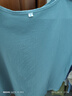 尚簡紛文藝復(fù)古短袖女刺繡棉麻圓領(lǐng)夏季新款寬松休閑T恤套頭上衣女 藍(lán)色 XL 建議125-140斤 曬單實拍圖