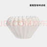 泰摩滴濾壺專用蛋糕形過濾紙 手沖咖啡壺濾紙 金龍杯平底咖啡濾紙 蛋糕型濾紙|01號 白色 50張 曬單實拍圖