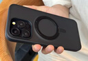 玄皇【高端頂配丨特種防摔】適用蘋果15promax手機(jī)殼iphone15pro保護(hù)套旋轉(zhuǎn)支架磁吸透明不發(fā)黃磨砂 【鈦黑色】親膚防滑耐臟丨360°旋轉(zhuǎn)支架磁吸殼 iPhone15【配康寧鋼化膜】 曬單實(shí)拍圖