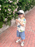 G.DUCKKIDS小黃鴨童裝男童夏季套裝2025新款中小兒童衣服男孩短袖T恤兩件套 恐龍 90 建議1~2歲【 80-90cm】cm 曬單實(shí)拍圖