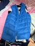 亞瑟士亞瑟士童裝冬季新款男女童兒童三防科技羽絨馬甲 藍色 清潔度1000-白鴨絨 170 cm 充絨量47g 曬單實(shí)拍圖