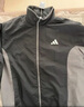 adidas休閑寬松三條紋撞色夾克外套男裝阿迪達斯官方輕運動 黑色     L 曬單實拍圖