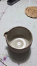九土 日式抹茶碗 干泡碗 粗陶水洗盂 手工粗陶茶渣桶茶具 建水 茶具配件茶道 曬單實拍圖