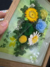 定制小王子向日葵永生花相框干花擺件送女生閨蜜教師七夕生日禮物 潤物時(shí)青 原木色相框 曬單實(shí)拍圖