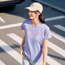 361°短袖t恤女春夏季速干衣圓領(lǐng)印花透氣寬松運動(dòng)休閑服 662424115-6 曬單實(shí)拍圖
