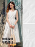森馬（Semir）連衣裙女純色無袖長(zhǎng)裙休閑溫柔2025夏收腰背心裙優(yōu)雅107425114050 曬單實(shí)拍圖