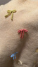 茵曼甜美撞色蝴蝶結開(kāi)衫毛衣2025秋女裝新款針織衫外套 黃色 XL 曬單實(shí)拍圖