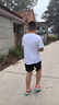李寧（LI-NING）短袖t恤男夏款潮流印花情侶款半袖寬松休閑透氣圓領純棉運動T恤 曬單實拍圖