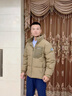 波司登（BOSIDENG）25年新款羽絨服男時(shí)尚休閑短款立領(lǐng)防風(fēng)百搭保暖外套 橄欖色7329 M 175/96A 體重約140-155斤 曬單實(shí)拍圖