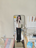 浪莎微喇叭運(yùn)動(dòng)褲女2025夏季新款防曬褲薄款顯瘦馬蹄褲小個(gè)子拖地衛(wèi)褲 黑色 【常規(guī)】涼感冰絲款 M 【推薦96-110斤】 曬單實(shí)拍圖