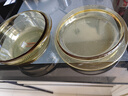 LeBoLeBo微波爐加熱專用器皿蒸雞蛋羹碗湯碗泡面熱飯容器高硼硅玻璃碗帶蓋 1.4升 一蓋多用 微波爐烤箱可用 曬單實拍圖