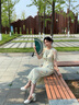 初蟬衣事新中式國風(fēng)連衣裙女設計感圓領(lǐng)2025新款夏季短袖改良旗袍 彩葵 S （現貨） 曬單實(shí)拍圖
