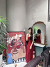 CharisKitty包包女款2025年輕奢鏈條斜挎包真皮菱格單肩包女包七夕情人節禮物 黑色 曬單實(shí)拍圖