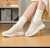 斯凱奇（Skechers）七夕禮物閃穿鞋女鞋夏季舒適透氣一腳蹬健步鞋休閑運動鞋117634 曬單實拍圖