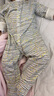 Iceagezoo A類(lèi)3件裝嬰兒棉親膚寶寶長(cháng)袖爬服春秋哈衣新生兒包手包腳連體衣 金黃兔子3件裝 73cm 6-9個(gè)月 曬單實(shí)拍圖