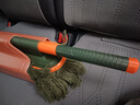 耐吉佳德國汽車(chē)除塵撣子可伸縮軟毛不上車(chē)可水洗不揚灰擦車(chē)拖把掃灰蠟刷 【加密棉線(xiàn)】墨綠色蠟刷+收納盒 曬單實(shí)拍圖