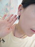 伊燦s925銀針愛心吊墜耳環(huán)女2025新款爆款小眾設(shè)計感氣質(zhì)時尚耳釘耳飾 s925銀針愛心耳環(huán) 曬單實(shí)拍圖