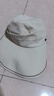 蕉下（beneunder）棒球帽子遮陽帽女鴨舌帽黑膠大檐防曬帽防紫外線百搭BM530白 曬單實拍圖