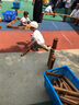 英氏【商場(chǎng)同款】?jī)和蓍e長(zhǎng)褲春夏長(zhǎng)褲男童衛(wèi)褲2025新款束腳褲 復(fù)古軍綠 120 cm 曬單實(shí)拍圖