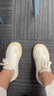 TOOMANYSHOES  【明星同款】 乖乖女厚底運動(dòng)小白鞋增高曲奇餅干百搭休閑板鞋 白色 37 曬單實(shí)拍圖