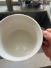 億嘉泡面碗陶瓷帶蓋學(xué)生飯盒泡面杯保鮮碗湯碗 北歐泡面杯白色 曬單實(shí)拍圖