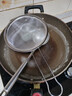 大囍家304不銹鋼漏勺漏網(wǎng)篩密網(wǎng)過(guò)濾網(wǎng)食品級廚房油炸撈面篩笊籬面粉篩 20cm寬耳過(guò)濾勺【8寸特厚款】 曬單實(shí)拍圖