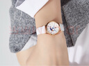 依波路（ERNEST BOREL）瑞士手表女 經(jīng)典月相石英女表LGR880-412WH 白色  29mm  曬單實拍圖