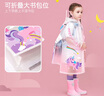 甜甜仔兒童雨衣幼兒園男女童小學(xué)生上學(xué)專用帶書包高顏值卡通防水雨披 曬單實(shí)拍圖