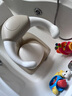 哆哆哈尼寶寶站立洗澡神器嬰幼兒小孩洗屁屁輔助器兒童防滑淋浴臺浴盆澡盆 暮光咖+五檔調(diào)節(jié)+贈浴凳+浴帽 曬單實拍圖