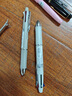 百樂（PILOT）DR.GRIP 4+1四色圓珠筆加自動鉛筆按壓式多功能筆 0.5 棉布白 曬單實(shí)拍圖