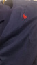 Polo Ralph Lauren 拉夫勞倫女裝 經(jīng)典款棉質(zhì)平紋針織V領(lǐng)T恤RL24238 410-海軍藍(lán) L 曬單實(shí)拍圖