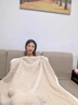 法·瑪莎 FAV MARTHA德國辦公室午睡毯膝蓋蓋腿小毛毯冬季加厚珊瑚絨單人被子法蘭 卡其 單人毯-180x200cm  約1700g 曬單實(shí)拍圖