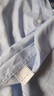 E·LAND KIDS衣戀夏季新品男童經(jīng)典學(xué)院風(fēng)刺繡短袖襯衫 L/Blue淺藍(lán)色/51 160 S 曬單實(shí)拍圖