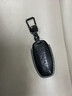 HAPOWER25款比亞迪秦L漢L唐L元UP元Pro/PLUS真皮鑰匙套包殼汽車配件用品 比亞迪A款【墨韻黑+鋅合金掛扣】 【輕奢定制】真皮鑰匙套 曬單實(shí)拍圖