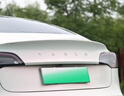 適用特斯拉TSLA金屬車標Model 3 S X改裝英文字母尾門車貼后尾標 TESLA字標-銀色 曬單實拍圖