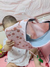 kocotreekk樹兒童帽子防紫外線空頂帽男女孩嬰童防曬大帽檐夏天遮陽帽粉S 曬單實(shí)拍圖