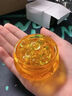 黃水晶聚寶盆擺件黃色琉璃金元寶招財進(jìn)寶聚財家居開(kāi)業(yè)喬遷禮品 水晶聚寶盆6cm（不帶元寶） 曬單實(shí)拍圖
