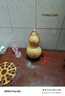 泰山天御閣天然葫蘆掛件鎮(zhèn)宅招財風(fēng)水?dāng)[件開口八卦葫蘆五帝錢門對門喬遷禮物 高25cm左右 曬單實拍圖